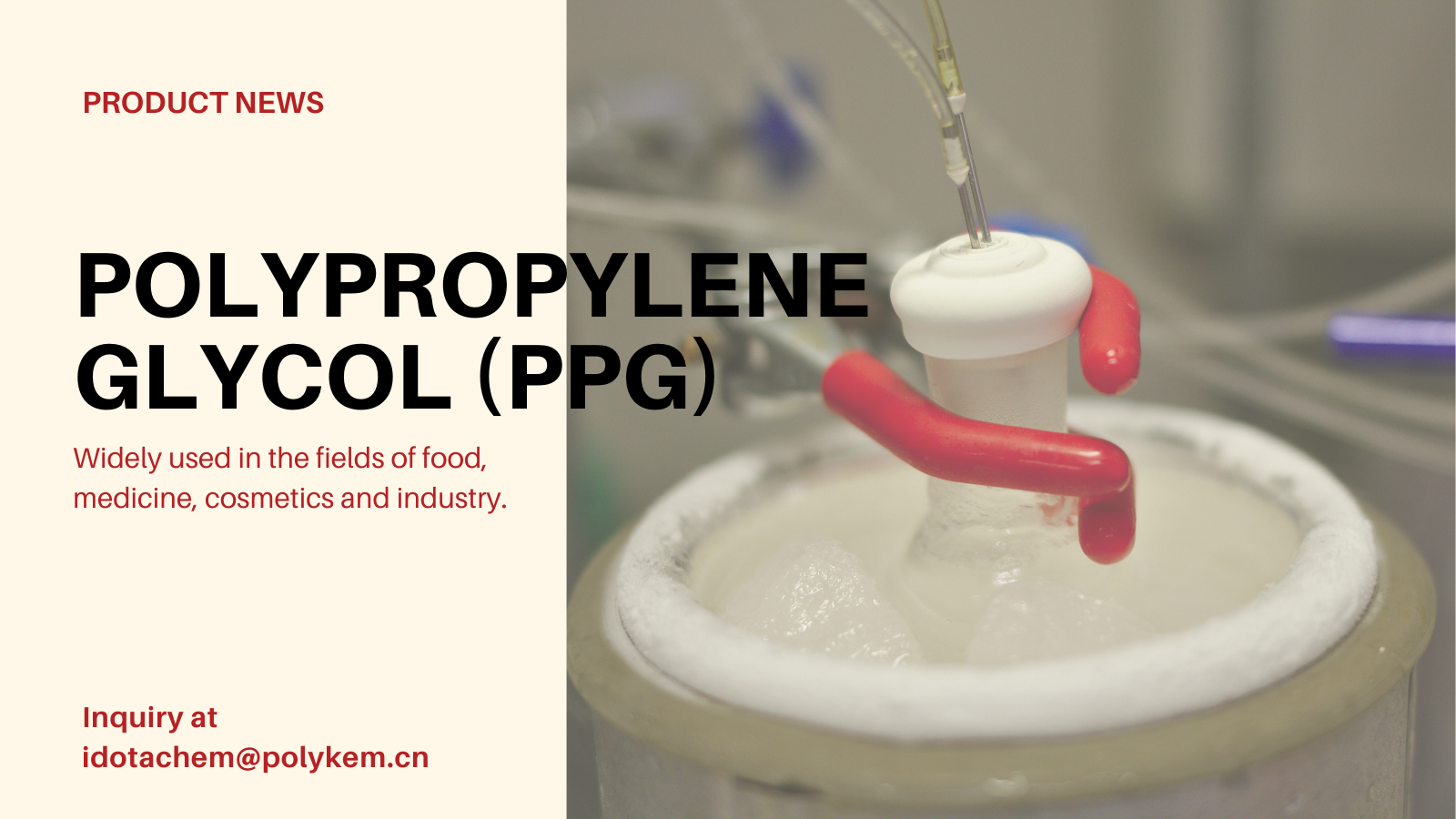 Polypropylene glycol (PPG): Solusi polimer multifungsi untuk aplikasi industri