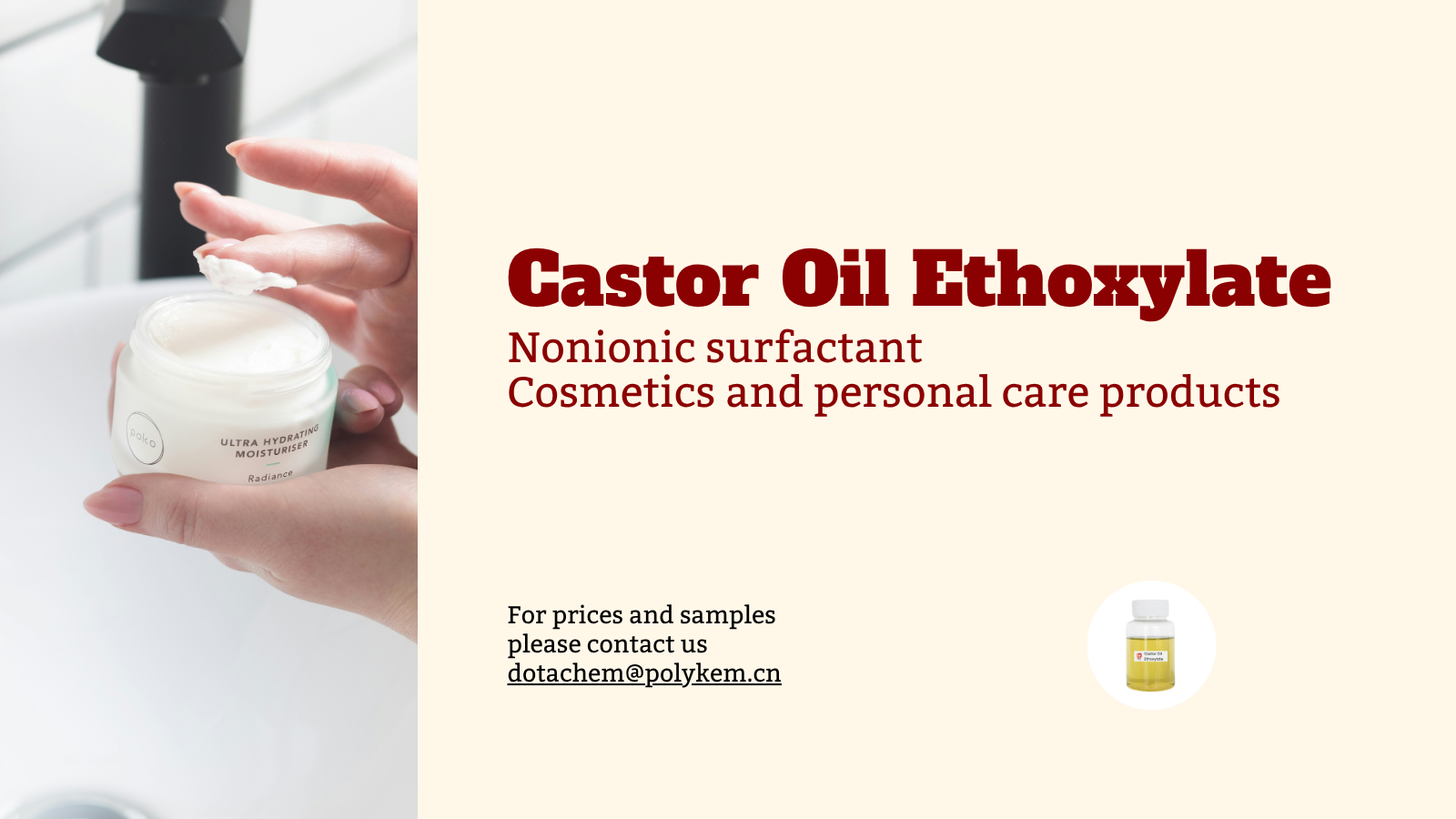 Mengungkap Kekuatan Minyak Castor Ethoxylate: Properti dan Aplikasi